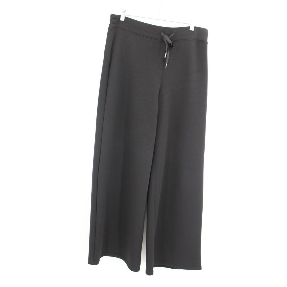 SPANX Air Essentials Wide Leg Pants Very Black size XL Pull On Pants